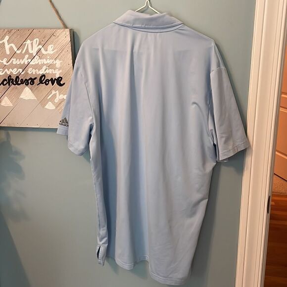 Adidas Light Blue Golf Polo Shirt - L - Picture 7 of 7